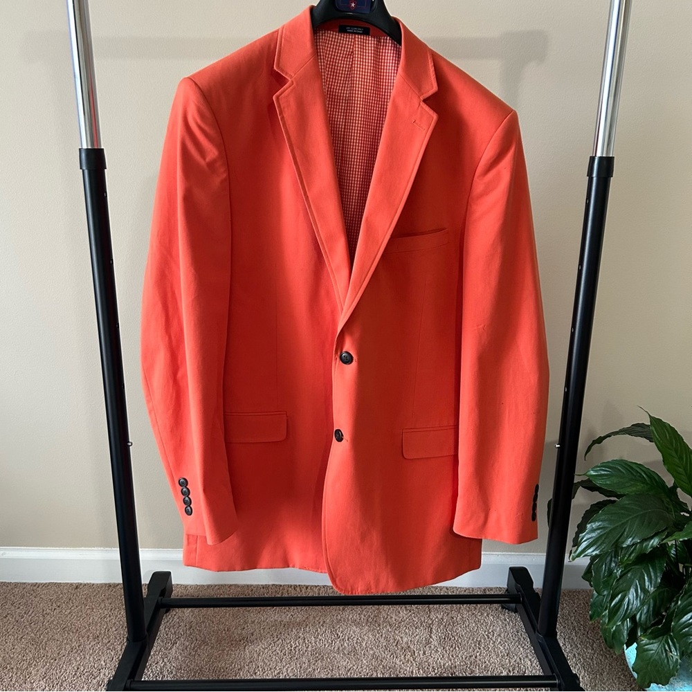 Saddlebred Orange Sports Jacket. Size: 44 Long
